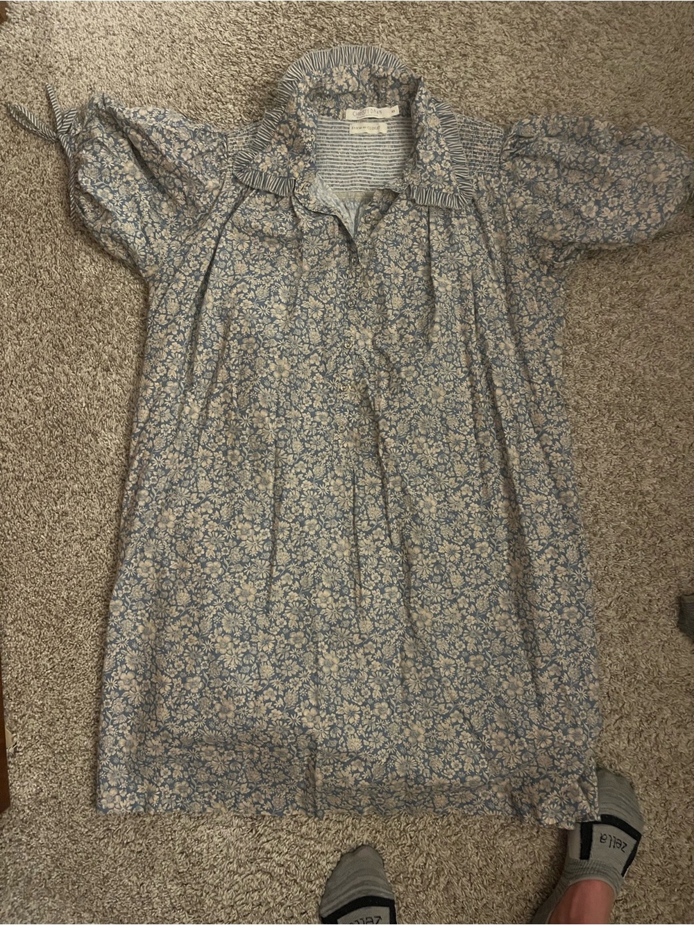 Christy Dawn Devin dress in daisy blue, xs.